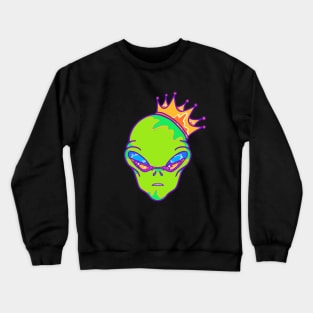 Alien King Psychedelic Crewneck Sweatshirt